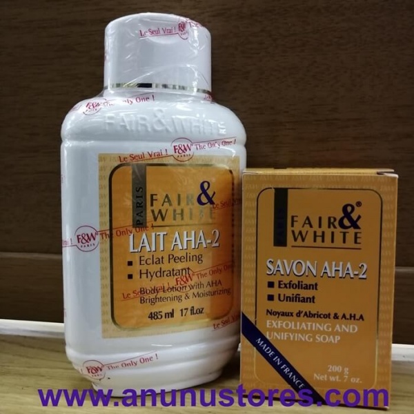 Fair & White Lait AHA-2 Body Lightening Products